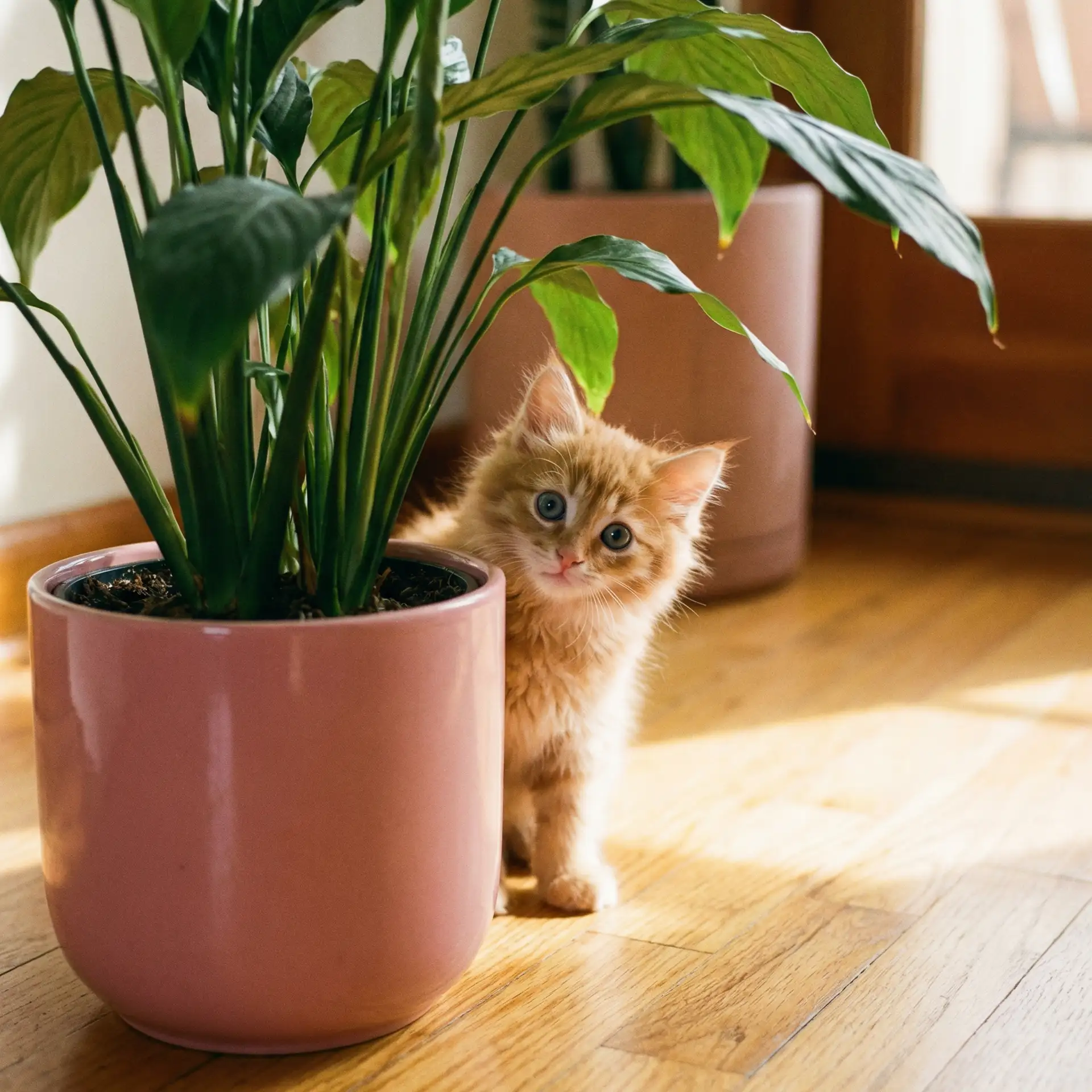 小猫从花盆后探头 - 日本东京乱码卡二卡二新区